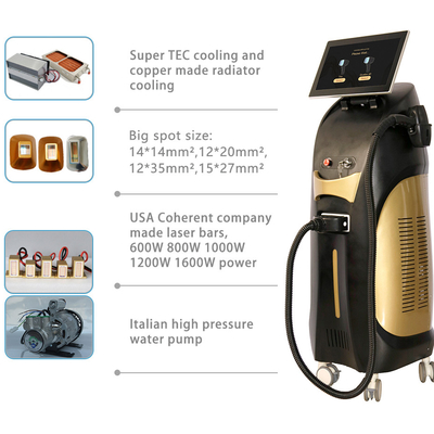 OEM Salone Laser depilazione Diodo 808 Laser Machine Lingue Inglese Opzione