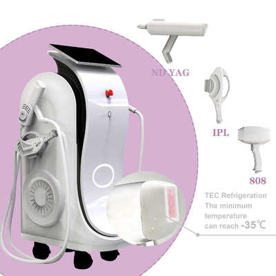 Uso in salone di laser IPL RF DIODO LASER ND YAG multifunzionale per rimozione tatuaggi, epilazione e ringiovanimento cutaneo