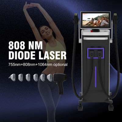 Analisatore della pelle e dei capelli Diodenelaser depilazione laser Laser Machine Laser Diodo 808 755 940 1064 4 lunghezza d'onda diodo laser depilazione