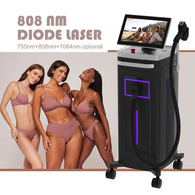 Laser a diodo alessandrite platino ghiaccio a 4 lunghezze d'onda 755 808 1064 Tria Beauty Laser per la rimozione dei peli 4x Cera Epilazione