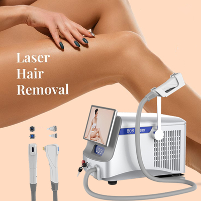 Salone di bellezza Fibra laser depilazione macchina 300W 500W stile fisso