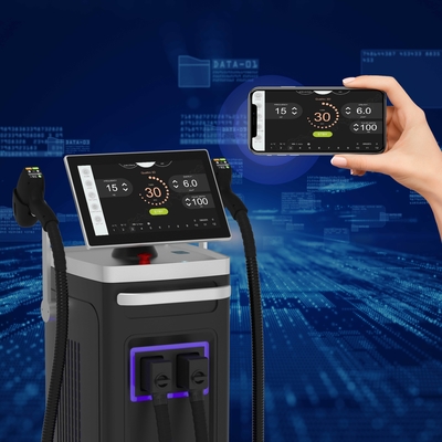3000W di alta potenza maniglia diodo laser stazionario 808nm per rilevare l'umidità della pelle
