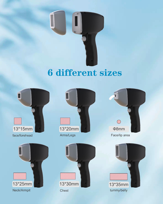 Diode Laser Hair Removal Machine KM 2024 Exchange 6 Size con maniglia ad alta potenza di 3000W