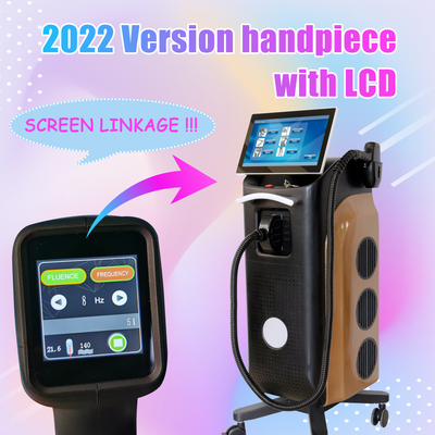 2023 Ice Platinum 808nm Diode Hair Removal Handle con CD manuale e formazione online