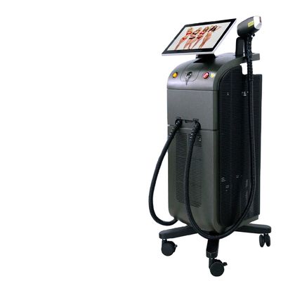 Dispositivo portatile per la rimozione dei peli con laser a diodi, caratterizzato da alta densità energetica e tecnologia di raffreddamento rapido per risultati efficaci