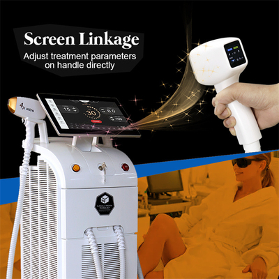 808 755 1064 940nm Laser Ice Hair Removal Machine per un trattamento preciso e mirato