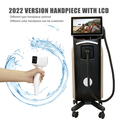 12*12 o 12*20 o 15*27 Macchine per la depilazione laser a diodo a doppia maniglia