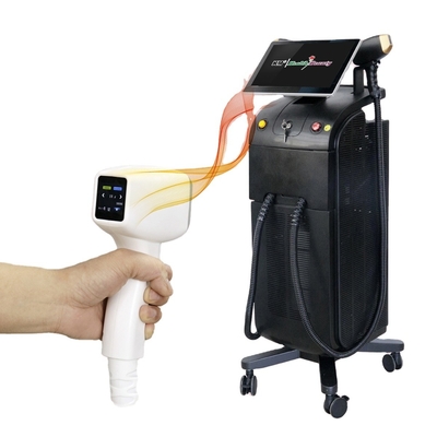 4K Screen Update Titanio / 1600W Diodo laser a tripla lunghezza d'onda per la depilazione permanente