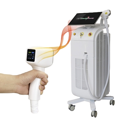 4K Screen Update Titanio / 1600W Diodo laser a tripla lunghezza d'onda per la depilazione permanente