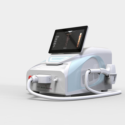 Macchina laser a diodo a tre lunghezze d'onda portatile per la depilazione