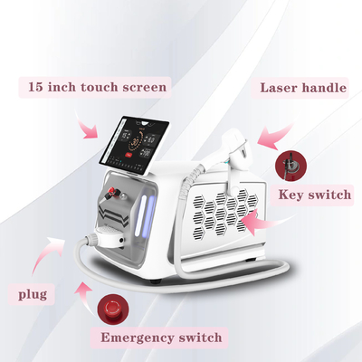 Macchina laser a diodo portatile commerciale personalizzata con dimensioni di punto di 12*20 mm