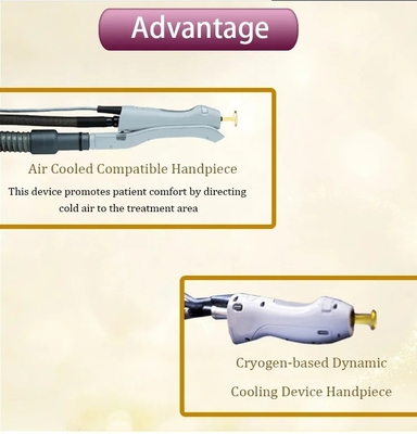 Eliminazione dei capelli a lunga durata Weifang KM 755nm Alexandrite 1064nm ND YAG Laser a lungo impulso