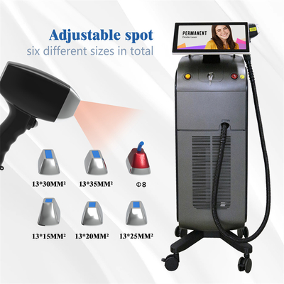 3D 810Nm Laser Hair Removal Machine con servizio personalizzato e dimensione del punto 15 * 27mm
