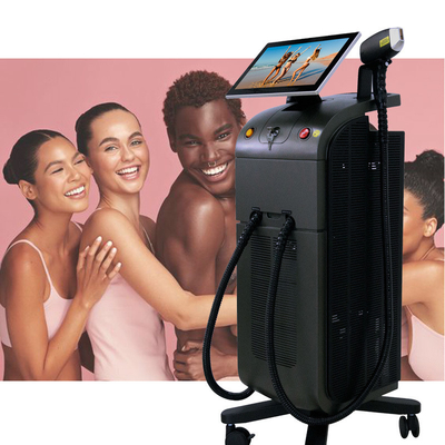 Titanio Platino 3 onde 755 808 1064nm Diodo Laser Machine Trattamento energetico