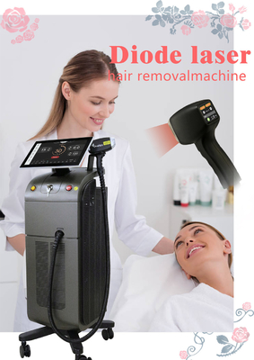 Titanio Platino 3 onde 755 808 1064nm Diodo Laser Machine Trattamento energetico
