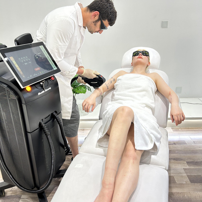 Depilazione laser a diodo da 2000w 50% di sconto Sett Promozione con 4 lunghezze d'onda 808 755 940 1064nm