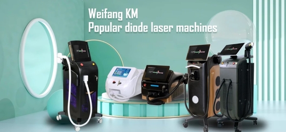 Macchina di ghiaccio portatile per la depilazione laser a diodo di fibra per la cura e la bellezza della pelle