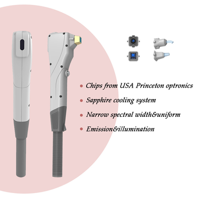 Macchina di depilazione laser a fibra fredda da 808nm 14*14mm 7*7mm