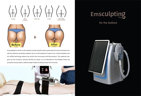 Macchina di stimolazione muscolare elettromagnetica non invasiva RF Slim Beauty Machine 5000W Per la perdita di peso