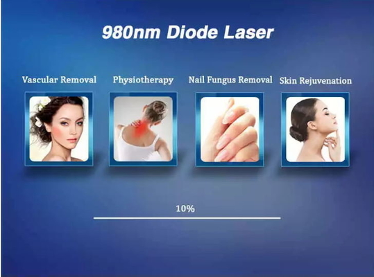 Ringiovanimento della pelle 980nm Diode Laser Machine Portatile Laser Spider Vein Removal Machine