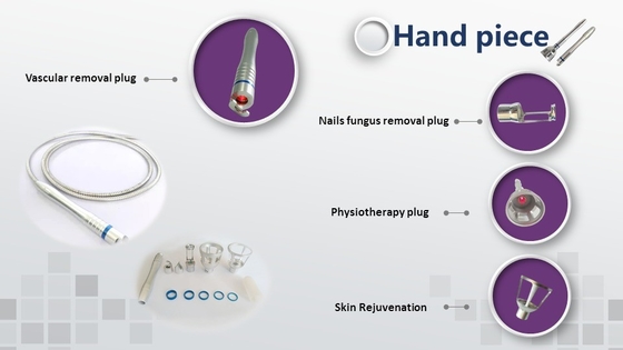 15W 30W Laser Vascular Removal Machine per il trattamento delle unghie / Ringiovanimento della pelle con laser caldo