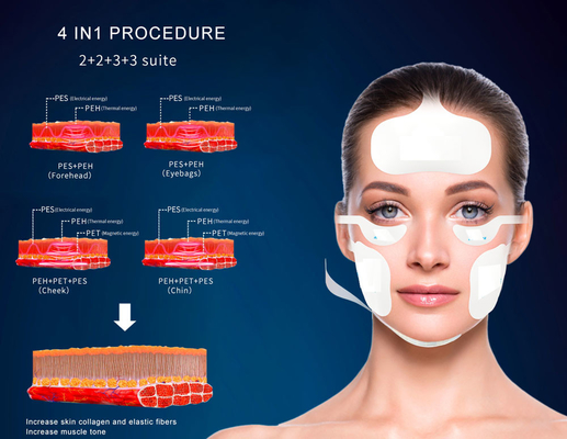 Vertical Magnetic Facial Ems rf Ringiovanimento della pelle Lifting Skin Tightening slimming Rf Lifting Machine machifor sal