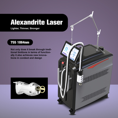Large spot size candle laser alexandrite depilazione capelli bianchi REMOVAL 2000w alexandrite dispositivo laser