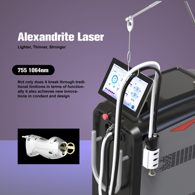 Large spot size candle laser alexandrite depilazione capelli bianchi REMOVAL 2000w alexandrite dispositivo laser