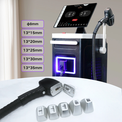 808 Diode Laser Ice Hair Removal Machine 4 lunghezze d'onda 1064nm Dimensione variabile del punto Sistema Android