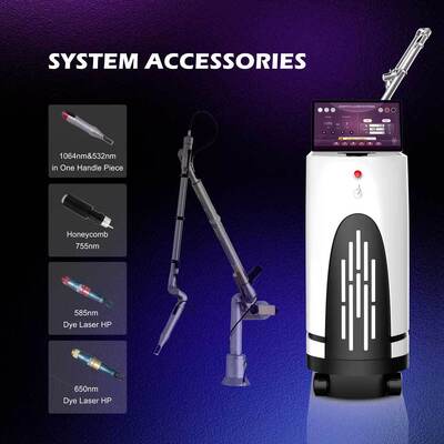 PicoSecond Laser 1064nm 532nm Tattoo Removal Nd Yag Pico Laser Picosecond Picolaser Tattoo Remover Machine