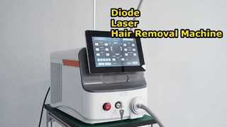 Depilazione laser a diodi per una pelle liscia